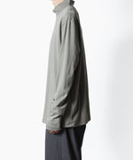 画像をギャラリービューアに読み込む, ATTACHMENT アタッチメントのCOTTON DOUBLE FACE SLIM FIT HIGHNECK L/S TEE - L.KH GRAYの公式通販サイトsession福岡セレクトショップ
