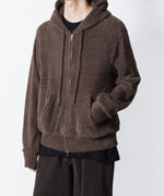 画像をギャラリービューアに読み込む, VEIN ヴェインのMALL YARN JERSEY ZIP UP HOODIE - BROWNの公式通販サイトsession福岡セレクトショップ
