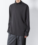 画像をギャラリービューアに読み込む, ATTACHMENT アタッチメントのCOTTON DOUBLE FACE SLIM FIT HIGHNECK L/S TEE - D.GRAYの公式通販サイトsession福岡セレクトショップ
