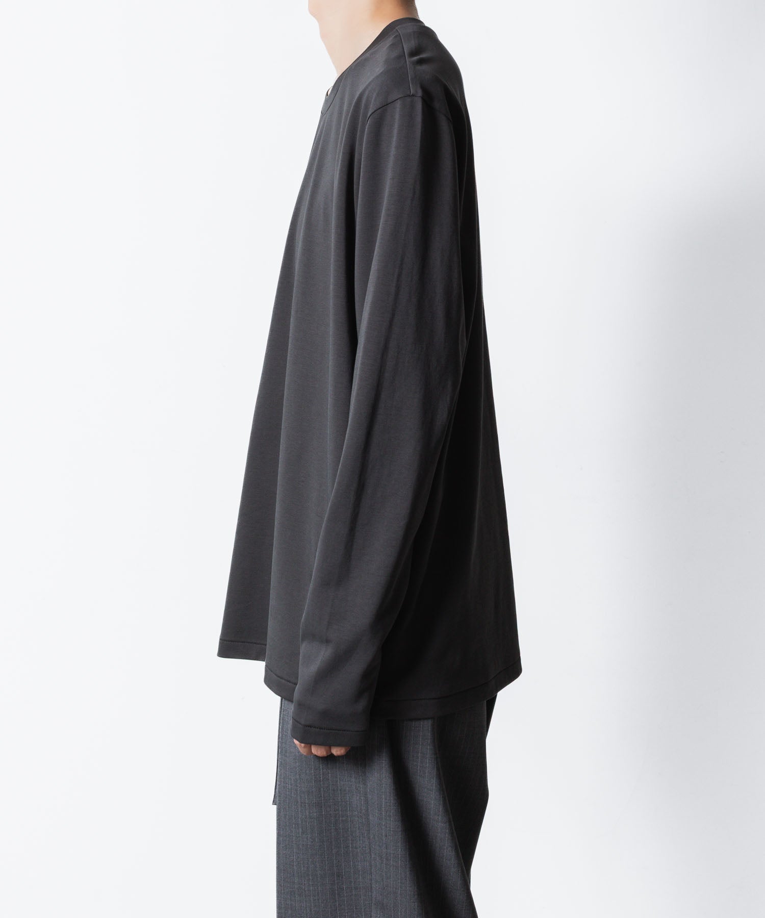 ATTACHMENT アタッチメントのCOTTON DOUBLE FACE SLIM FIT L/S TEE - D.GRAYの公式通販サイトsession福岡セレクトショップ