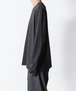 画像をギャラリービューアに読み込む, ATTACHMENT アタッチメントのCOTTON DOUBLE FACE SLIM FIT L/S TEE - D.GRAYの公式通販サイトsession福岡セレクトショップ
