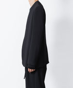 画像をギャラリービューアに読み込む, ATTACHMENT アタッチメントのPE STRETCH DOUBLE CLOTH COLLARLESS JKT - BLACKの公式通販サイトsession福岡セレクトショップ
