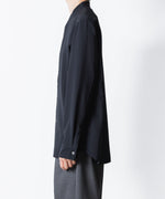 画像をギャラリービューアに読み込む, ATTACHMENT アタッチメントのPE COMPACT TWILL BAND COLLAR DRESS SHIRT - NAVYの公式通販サイトsession福岡セレクトショップ
