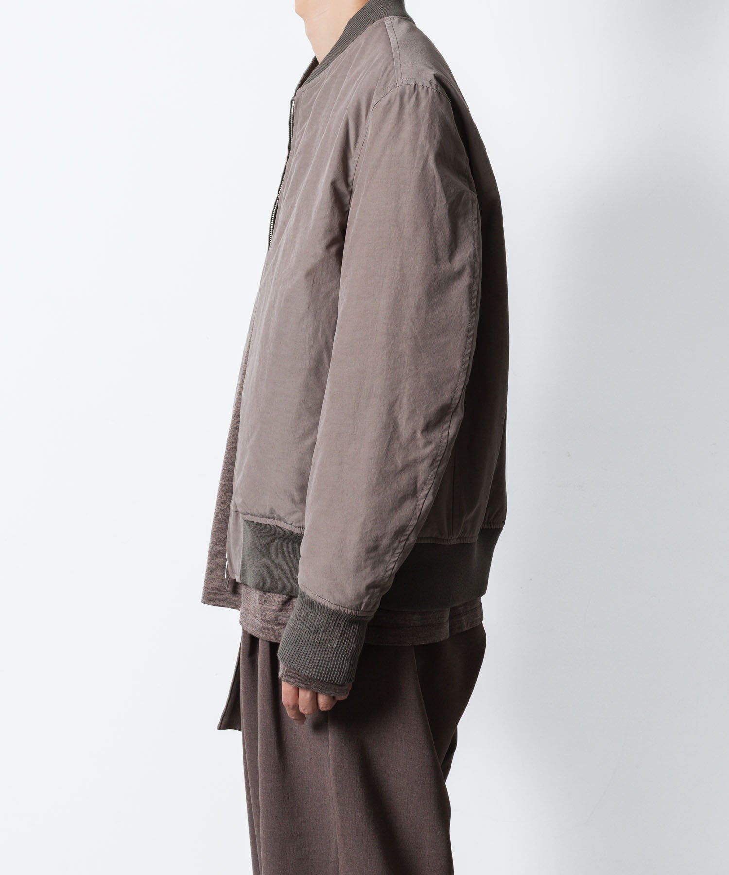 ATTACHMENT アタッチメントのCO/NY WEATHER CLOTH MA-1 - KHAKI GRAYの公式通販サイトsession福岡セレクトショップ