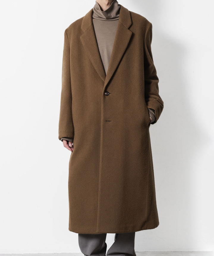 ATTACHMENT アタッチメントのWOOL SHAGGY PADDING CHESTER COAT - CAMELの公式通販サイトsession福岡セレクトショップ