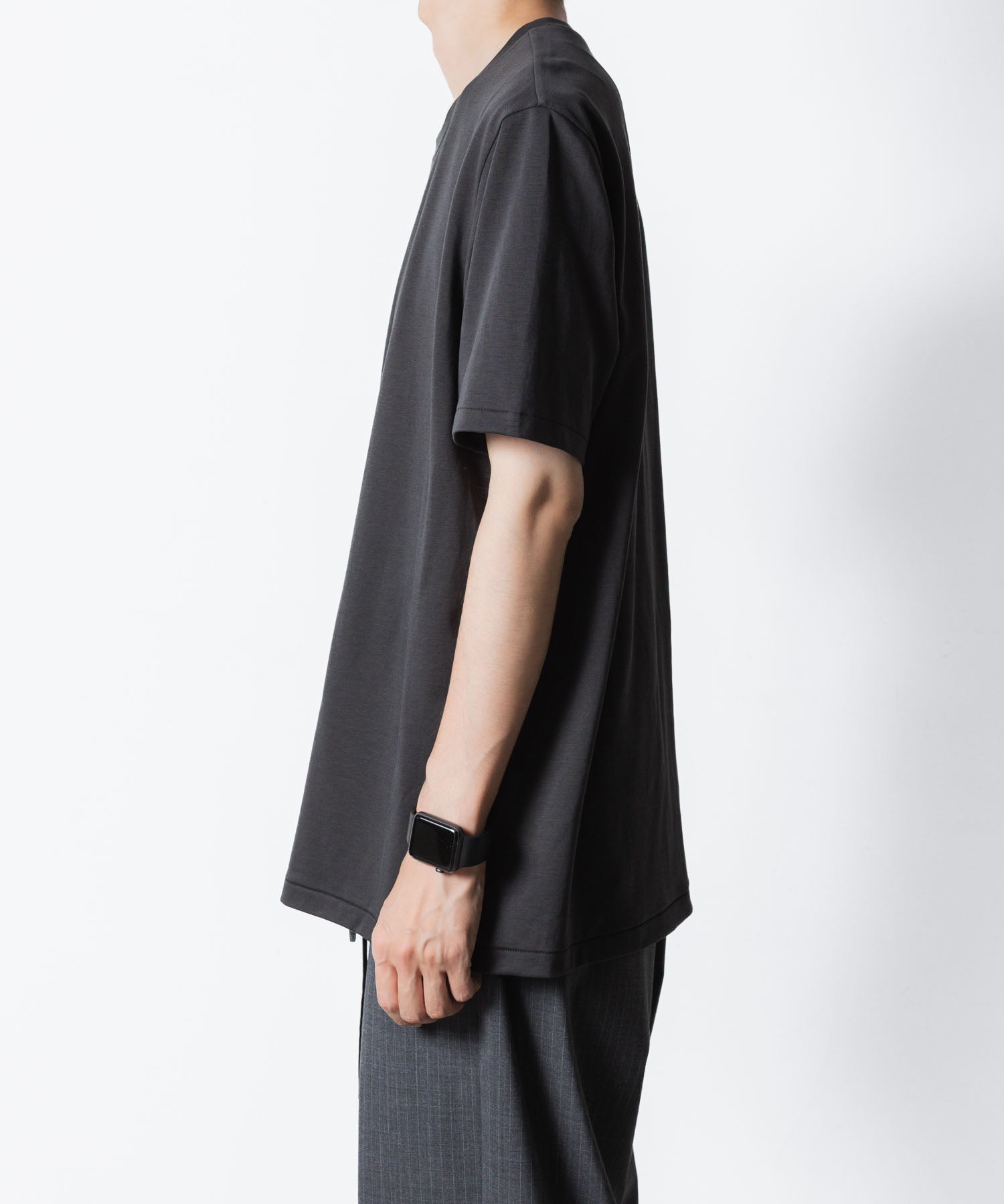 ATTACHMENT アタッチメントのCOTTON DOUBLE FACE SLIM FIT S/S TEE - D.GRAYの公式通販サイトsession福岡セレクトショップ