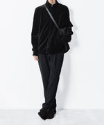 画像をギャラリービューアに読み込む, ATTACHMENT アタッチメントのPE STRETCH DOUBLE CLOTH REGULAR FIT EASY TROUSERS - BLACKの公式通販サイトsession福岡セレクトショップ
