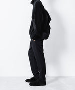 画像をギャラリービューアに読み込む, ATTACHMENT アタッチメントのPE STRETCH DOUBLE CLOTH REGULAR FIT EASY TROUSERS - BLACKの公式通販サイトsession福岡セレクトショップ
