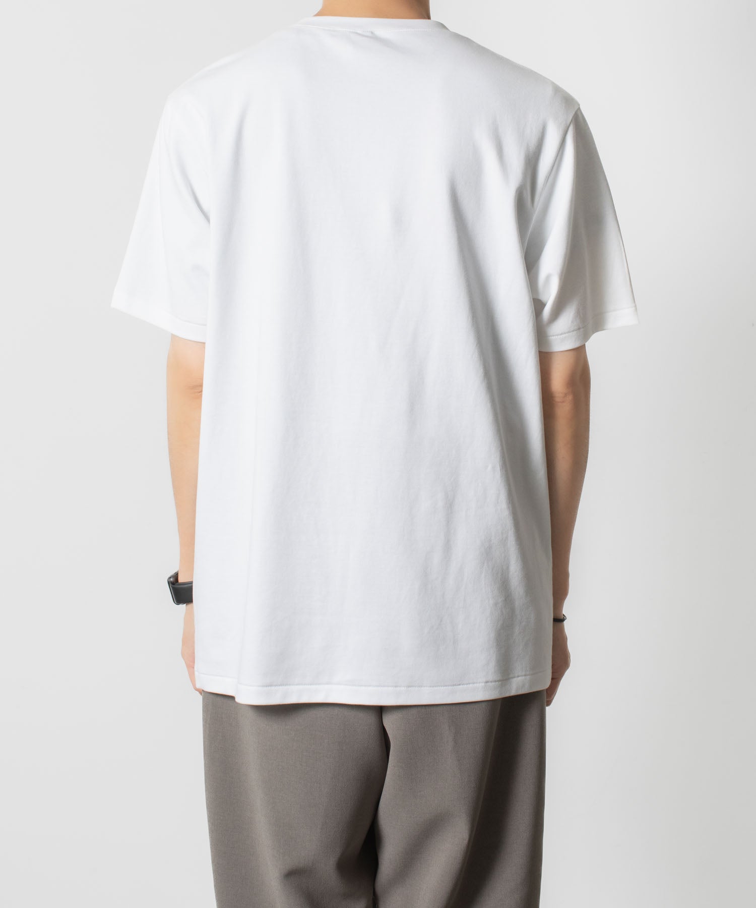 ATTACHMENT アタッチメントのCOTTON DOUBLE FACE SLIM FIT S/S TEE - WHITEの公式通販サイトsession福岡セレクトショップ