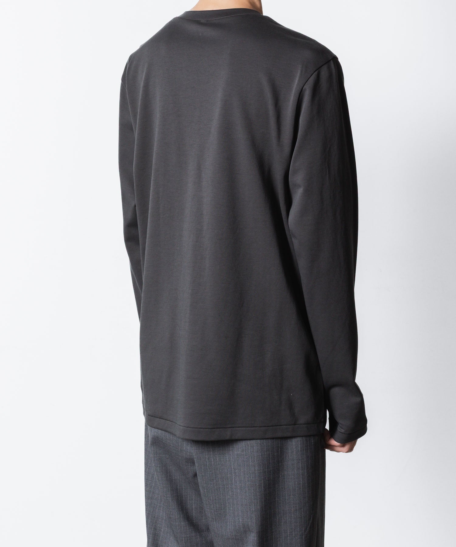 ATTACHMENT アタッチメントのCOTTON DOUBLE FACE SLIM FIT L/S TEE - D.GRAYの公式通販サイトsession福岡セレクトショップ