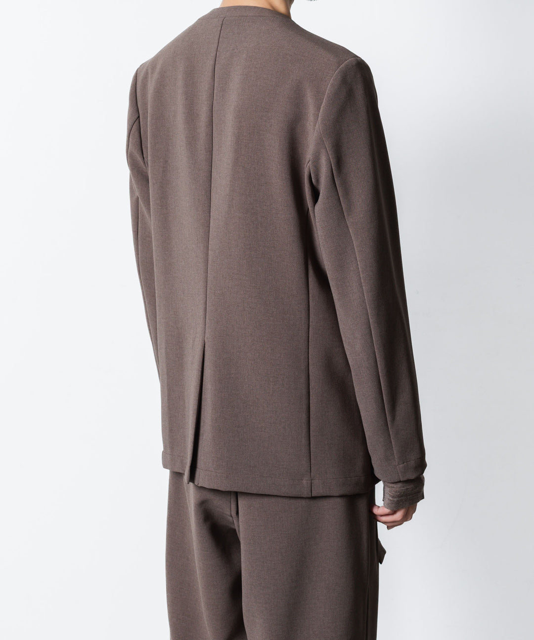 ATTACHMENT アタッチメントのPE STRETCH DOUBLE CLOTH COLLARLESS JKT - D.KH GRAYの公式通販サイトsession福岡セレクトショップ