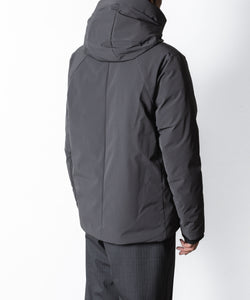 ATTACHMENT /アタッチメント】3LAYER LIGHT TAFFETA HOODED DOWN