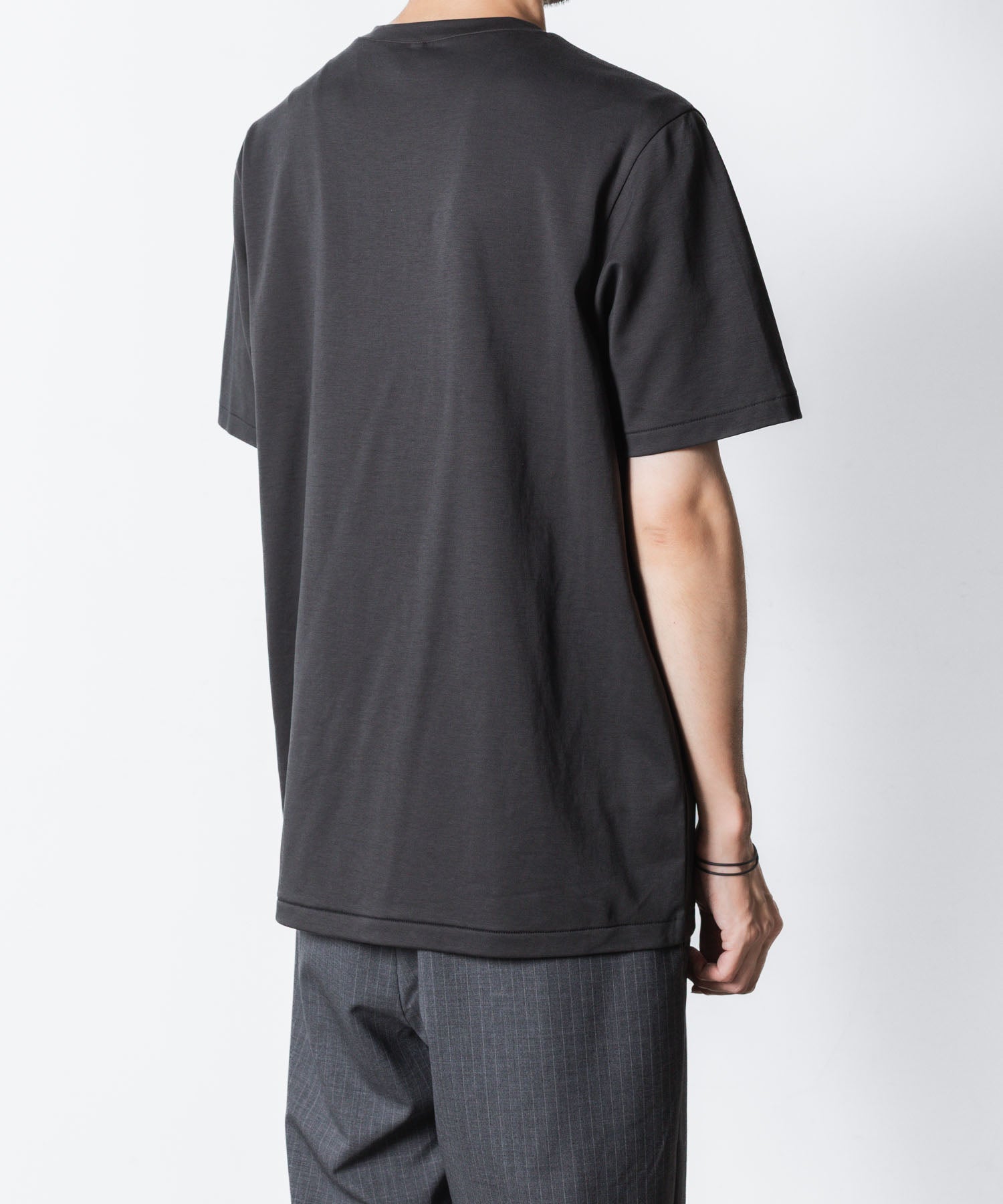 ATTACHMENT アタッチメントのCOTTON DOUBLE FACE SLIM FIT S/S TEE - D.GRAYの公式通販サイトsession福岡セレクトショップ