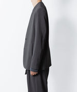 画像をギャラリービューアに読み込む, ATTACHMENT アタッチメントのPE STRETCH DOUBLE CLOTH COLLARLESS JKT - X.GRAYの公式通販サイトsession福岡セレクトショップ
