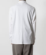 画像をギャラリービューアに読み込む, ATTACHMENT アタッチメントのCOTTON DOUBLE FACE SLIM FIT HIGHNECK L/S TEE - WHITEの公式通販サイトsession福岡セレクトショップ
