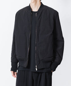 ATTACHMENT /アタッチメント】CO/NY WEATHER CLOTH MA-1 - BLACK