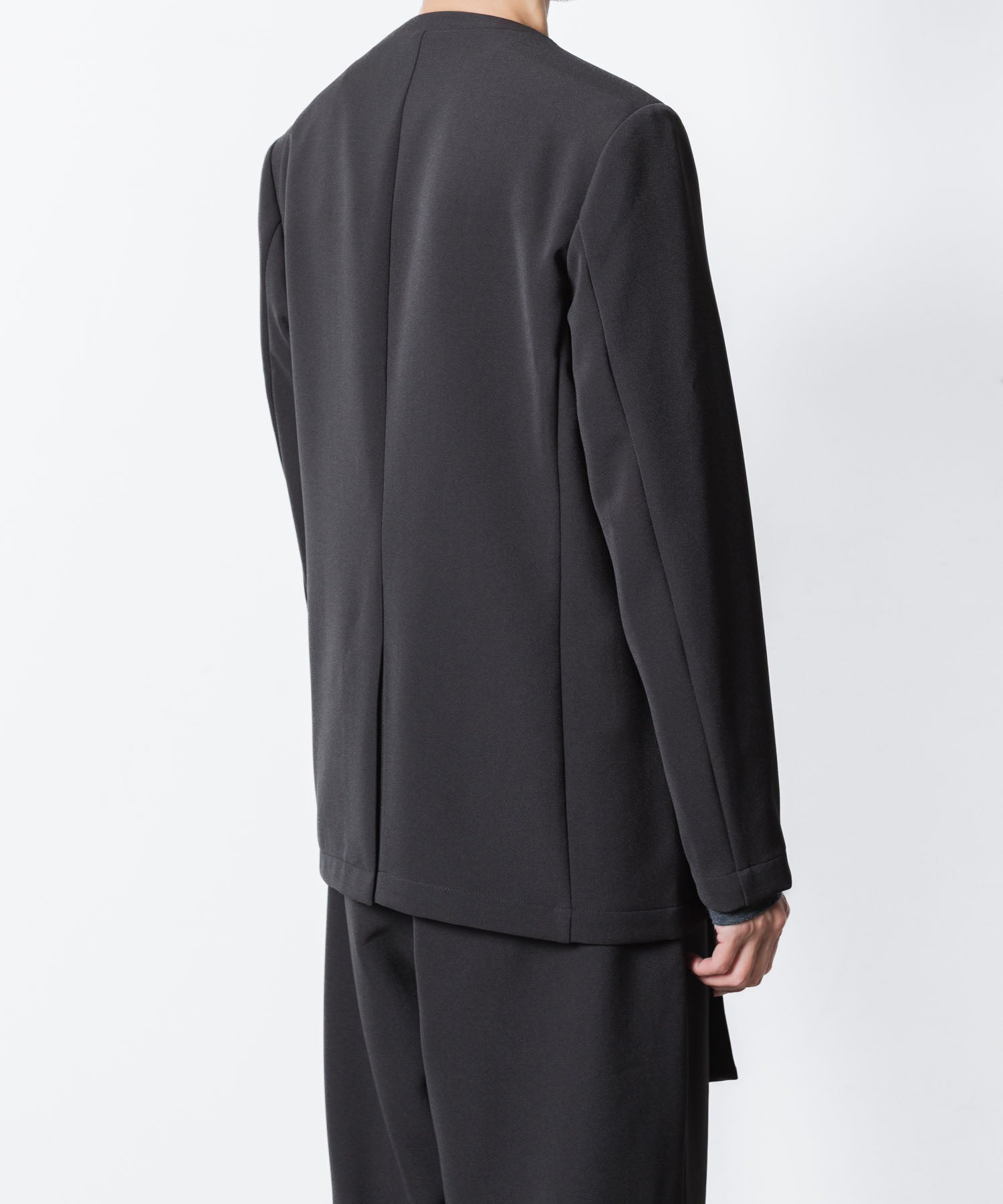 ATTACHMENT アタッチメントのPE STRETCH DOUBLE CLOTH COLLARLESS JKT - D.GRAYの公式通販サイトsession福岡セレクトショップ