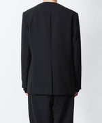 画像をギャラリービューアに読み込む, ATTACHMENT アタッチメントのPE STRETCH DOUBLE CLOTH COLLARLESS JKT - BLACKの公式通販サイトsession福岡セレクトショップ
