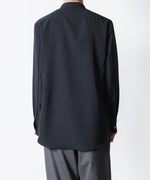画像をギャラリービューアに読み込む, ATTACHMENT アタッチメントのPE COMPACT TWILL BAND COLLAR DRESS SHIRT - NAVYの公式通販サイトsession福岡セレクトショップ
