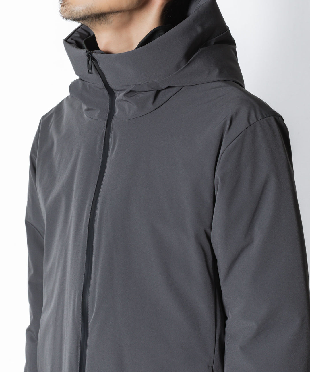 ATTACHMENT アタッチメントの3LAYER LIGHT TAFFETA HOODED DOWN JACKET - D.GRAYの公式通販サイトsession福岡セレクトショップ