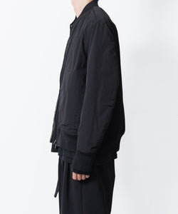ATTACHMENT /アタッチメント】CO/NY WEATHER CLOTH MA-1 - BLACK