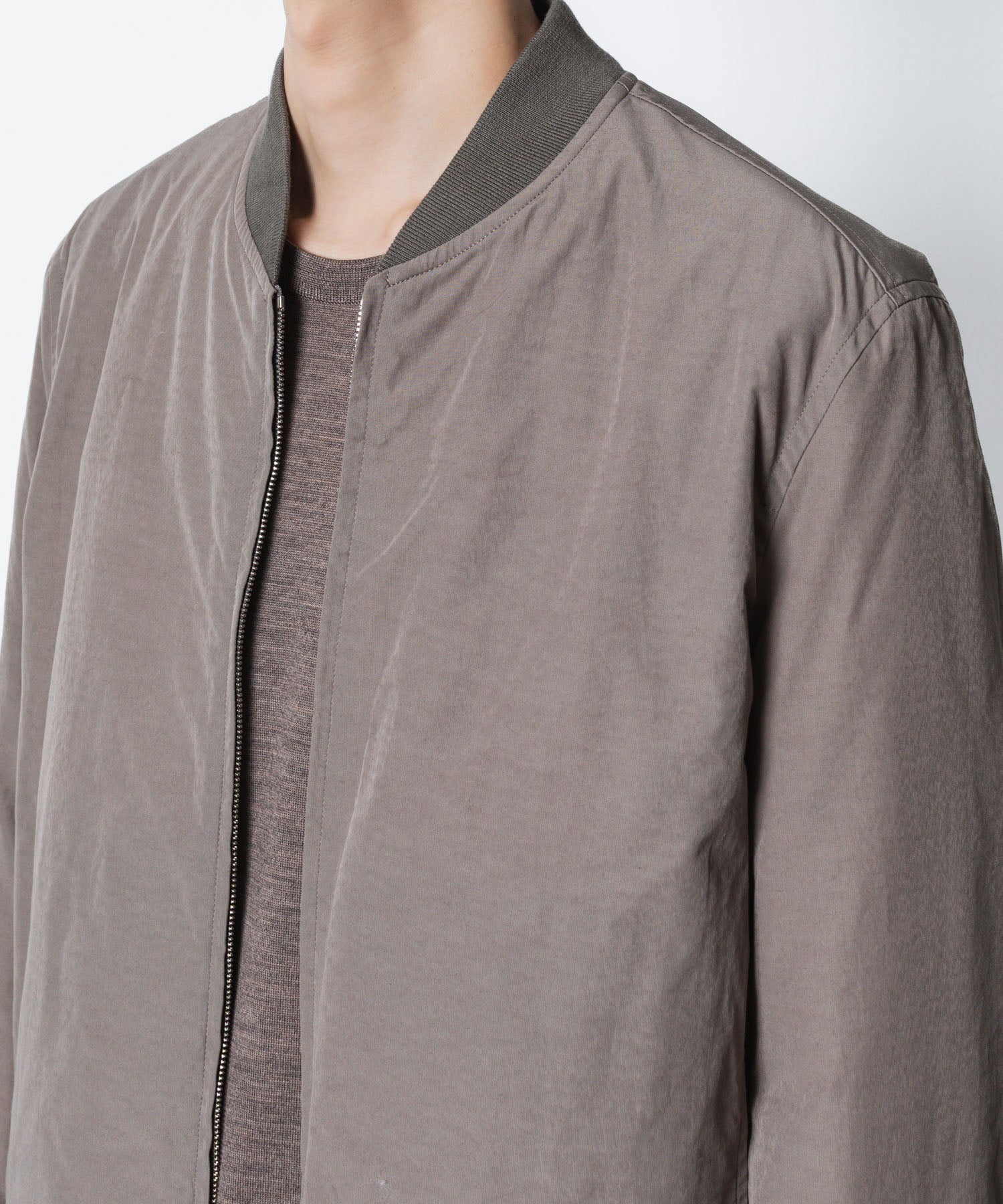 ATTACHMENT アタッチメントのCO/NY WEATHER CLOTH MA-1 - KHAKI GRAYの公式通販サイトsession福岡セレクトショップ