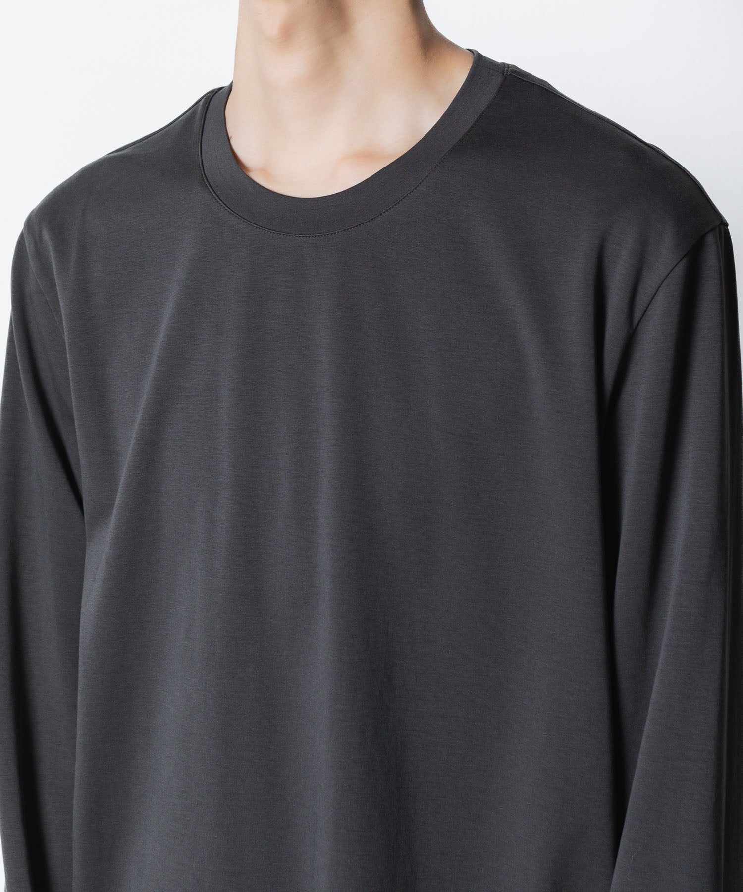 ATTACHMENT アタッチメントのCOTTON DOUBLE FACE SLIM FIT L/S TEE - D.GRAYの公式通販サイトsession福岡セレクトショップ