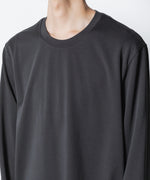 画像をギャラリービューアに読み込む, ATTACHMENT アタッチメントのCOTTON DOUBLE FACE SLIM FIT L/S TEE - D.GRAYの公式通販サイトsession福岡セレクトショップ
