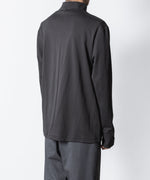 画像をギャラリービューアに読み込む, ATTACHMENT アタッチメントのCOTTON DOUBLE FACE SLIM FIT HIGHNECK L/S TEE - D.GRAYの公式通販サイトsession福岡セレクトショップ
