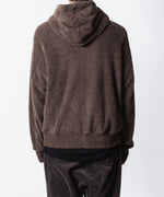 画像をギャラリービューアに読み込む, VEIN ヴェインのMALL YARN JERSEY ZIP UP HOODIE - BROWNの公式通販サイトsession福岡セレクトショップ

