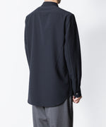 画像をギャラリービューアに読み込む, ATTACHMENT アタッチメントのPE COMPACT TWILL BAND COLLAR DRESS SHIRT - NAVYの公式通販サイトsession福岡セレクトショップ
