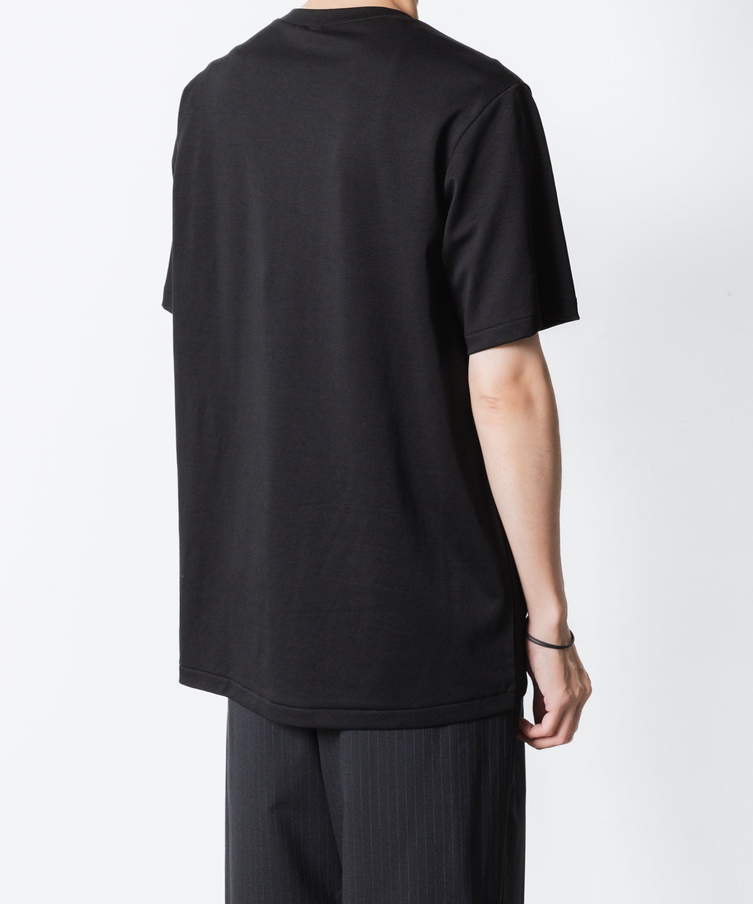 ATTACHMENT アタッチメントのCOTTON DOUBLE FACE SLIM FIT S/S TEE - BLACKの公式通販サイトsession福岡セレクトショップ