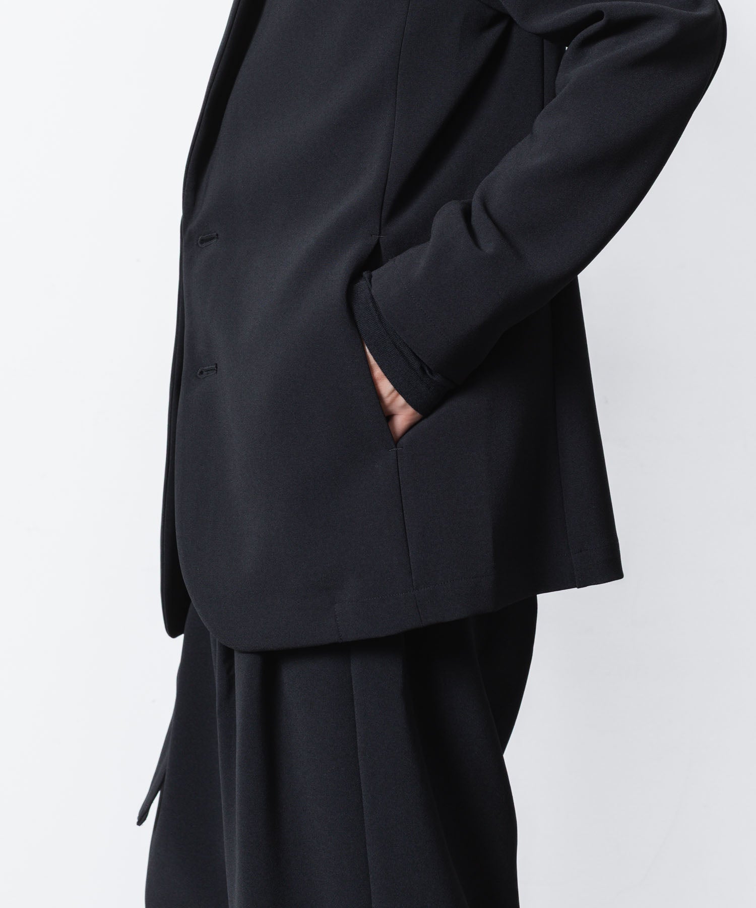 ATTACHMENT アタッチメントのPE STRETCH DOUBLE CLOTH 2B JKT - BLACKの公式通販サイトsession福岡セレクトショップ