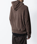 画像をギャラリービューアに読み込む, VEIN ヴェインのMALL YARN JERSEY ZIP UP HOODIE - BROWNの公式通販サイトsession福岡セレクトショップ
