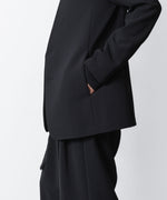 画像をギャラリービューアに読み込む, ATTACHMENT アタッチメントのPE STRETCH DOUBLE CLOTH COLLARLESS JKT - BLACKの公式通販サイトsession福岡セレクトショップ
