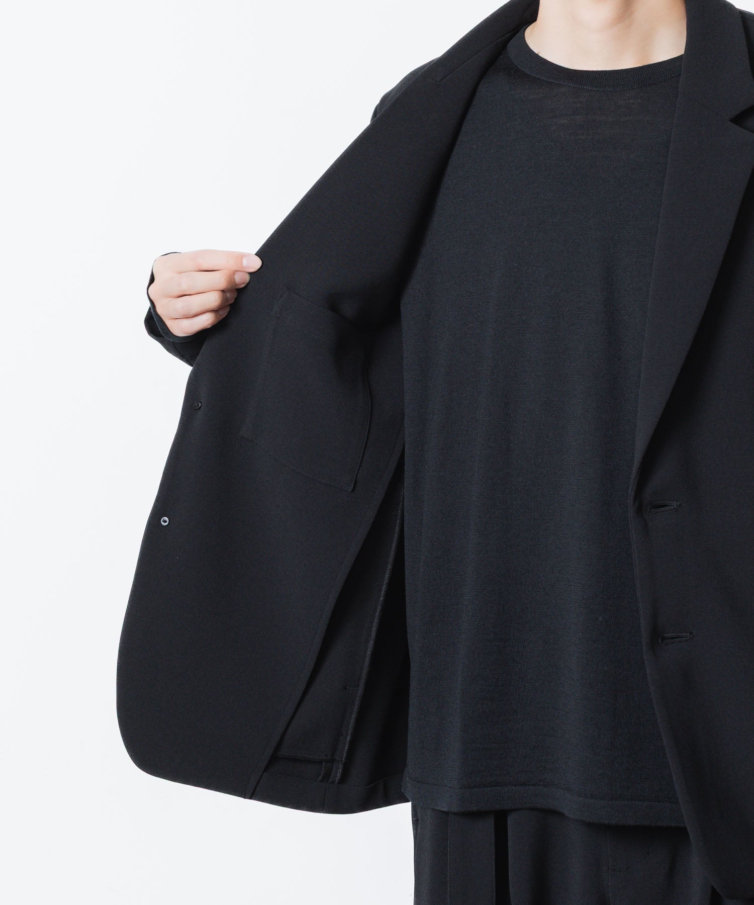 ATTACHMENT アタッチメントのPE STRETCH DOUBLE CLOTH 2B JKT - BLACKの公式通販サイトsession福岡セレクトショップ