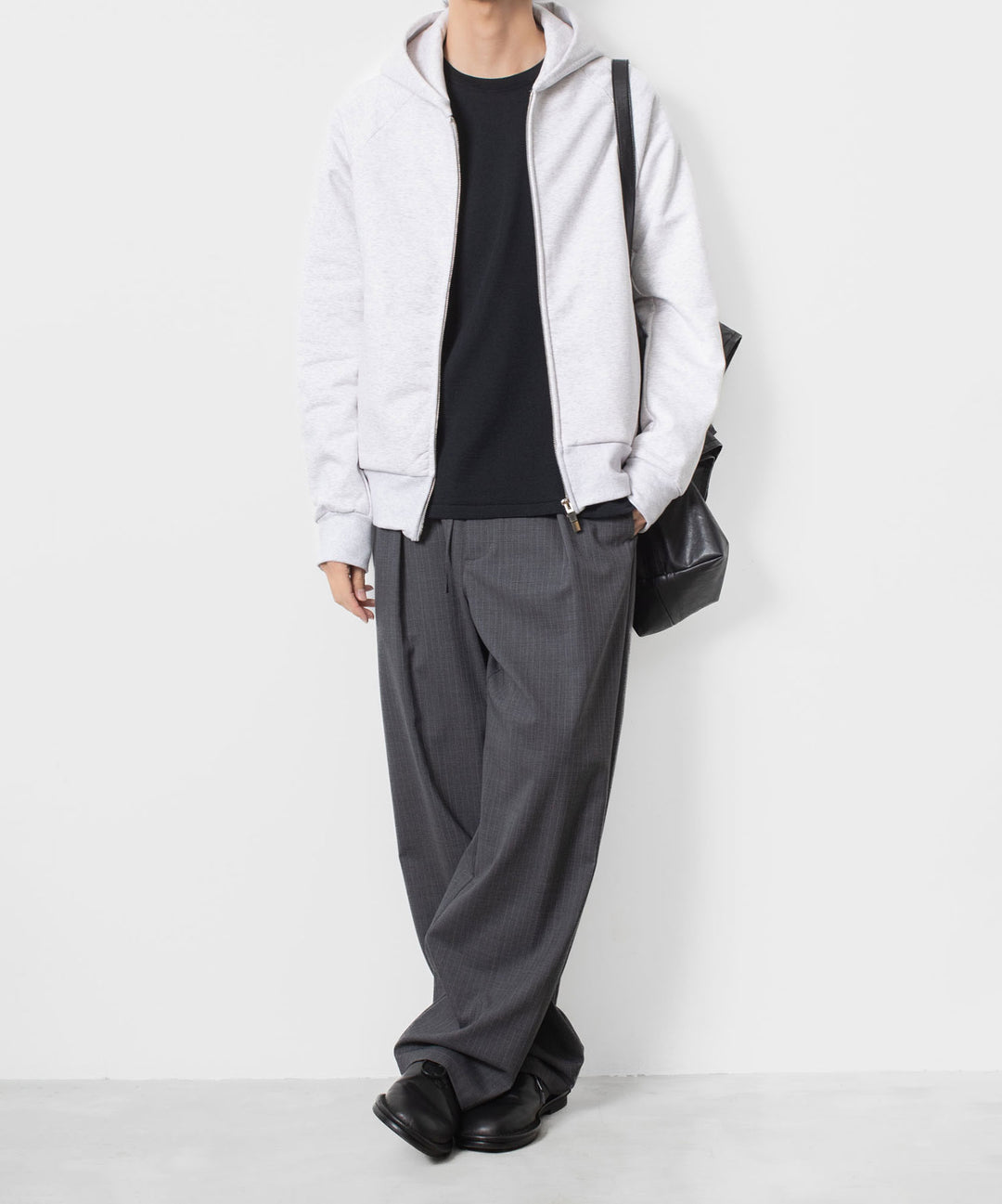ATTACHMENT / EXCLUSIVE ITEMアタッチメントのCO STRECH TERRY ZIP UP HOODIE - X.GRAYの公式通販サイトsession福岡セレクトショップ