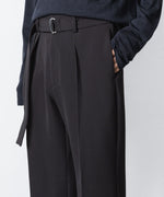 画像をギャラリービューアに読み込む, ATTACHMENT アタッチメントのPE STRETCH DOUBLE CLOTH BELTED STRAIGHT TROUSERS - D.GRAYの公式通販サイトsession福岡セレクトショップ
