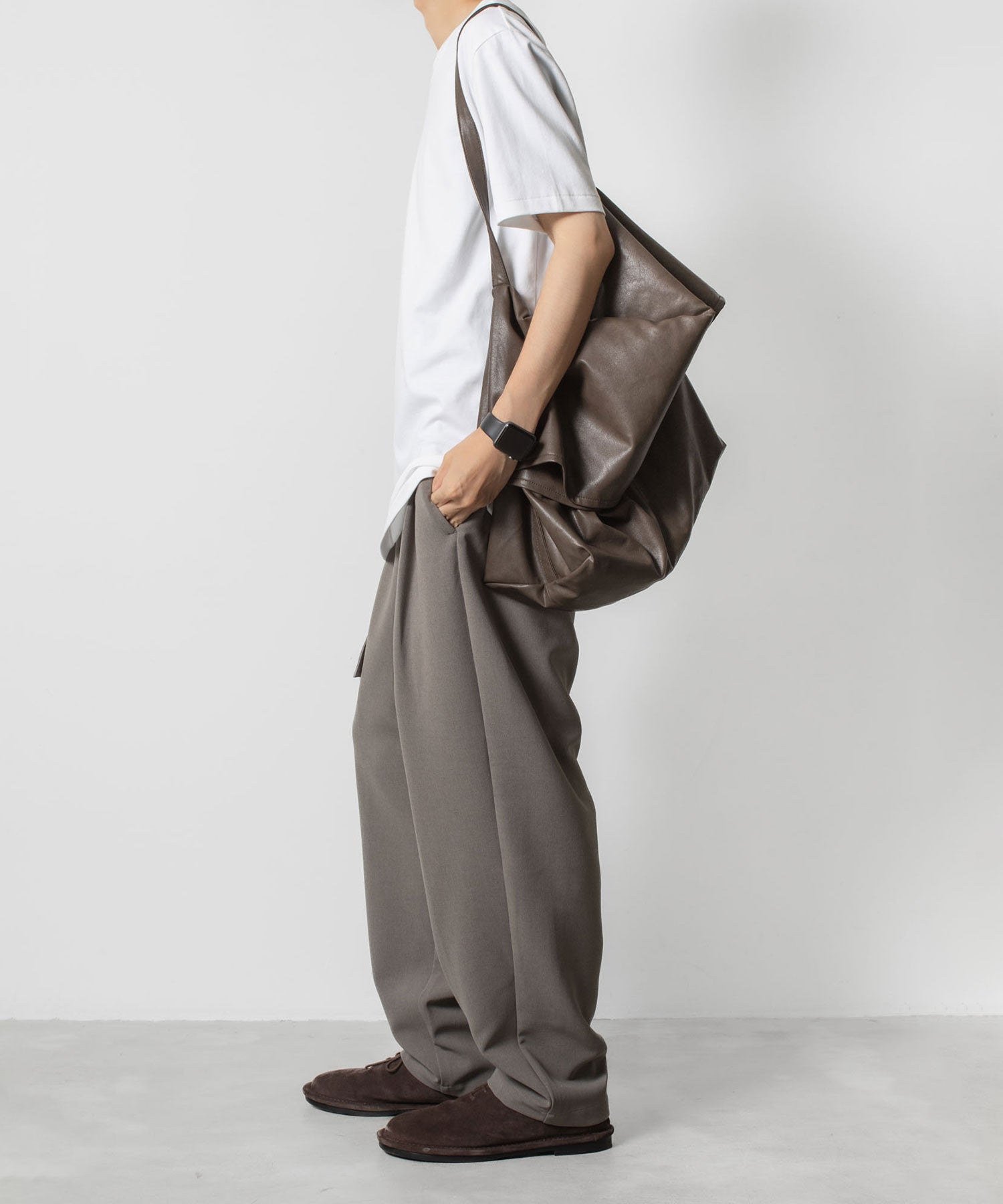 ATTACHMENT アタッチメントのCOTTON DOUBLE FACE SLIM FIT S/S TEE - WHITEの公式通販サイトsession福岡セレクトショップ