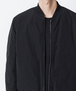 ATTACHMENT /アタッチメント】CO/NY WEATHER CLOTH MA-1 - BLACK