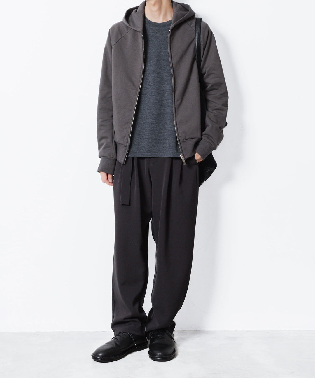 ATTACHMENT / EXCLUSIVE ITEMアタッチメントのCO STRECH TERRY ZIP UP HOODIE - D.GRAYの公式通販サイトsession福岡セレクトショップ