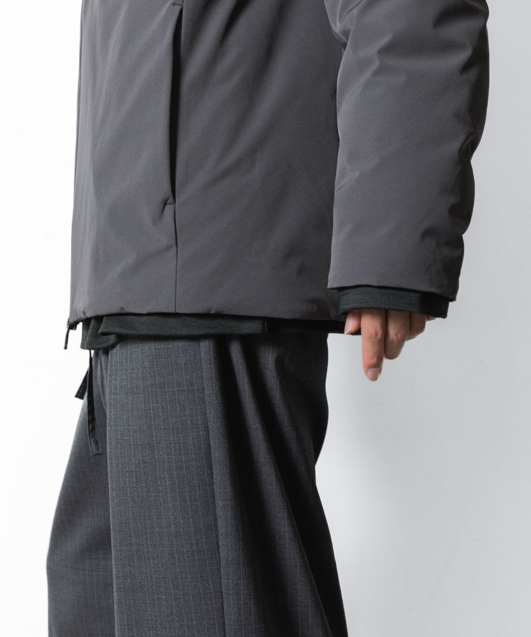 ATTACHMENT アタッチメントの3LAYER LIGHT TAFFETA HOODED DOWN JACKET - D.GRAYの公式通販サイトsession福岡セレクトショップ