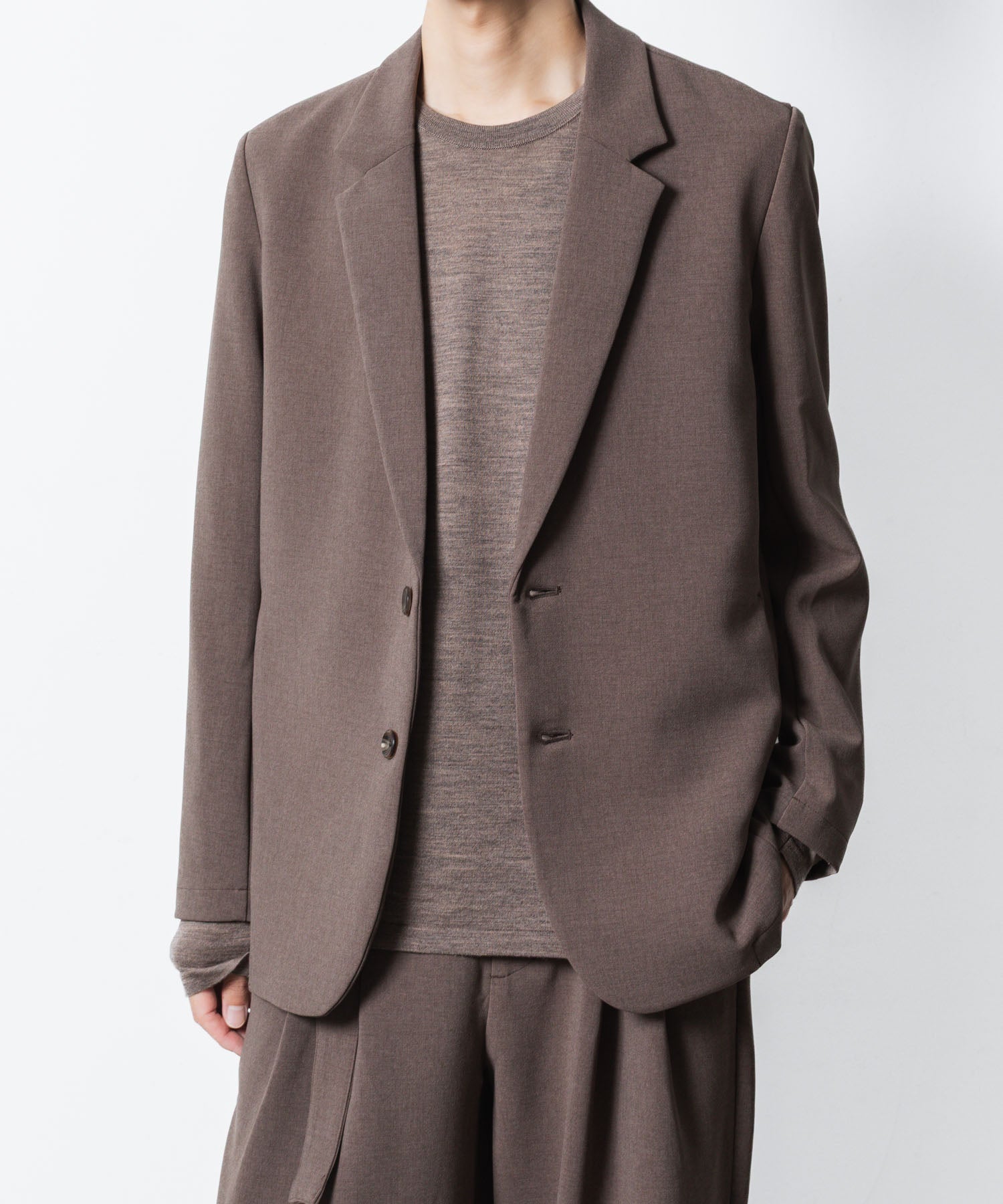 ATTACHMENT アタッチメントのPE STRETCH DOUBLE CLOTH 2B JKT - D.KH GRAYの公式通販サイトsession福岡セレクトショップ