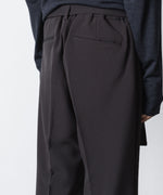 画像をギャラリービューアに読み込む, ATTACHMENT アタッチメントのPE STRETCH DOUBLE CLOTH BELTED STRAIGHT TROUSERS - D.GRAYの公式通販サイトsession福岡セレクトショップ
