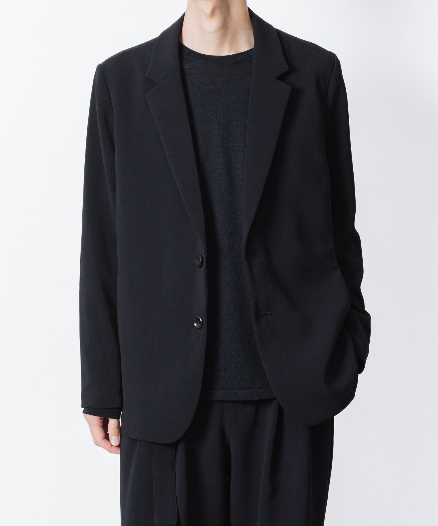 ATTACHMENT アタッチメントのPE STRETCH DOUBLE CLOTH 2B JKT - BLACKの公式通販サイトsession福岡セレクトショップ
