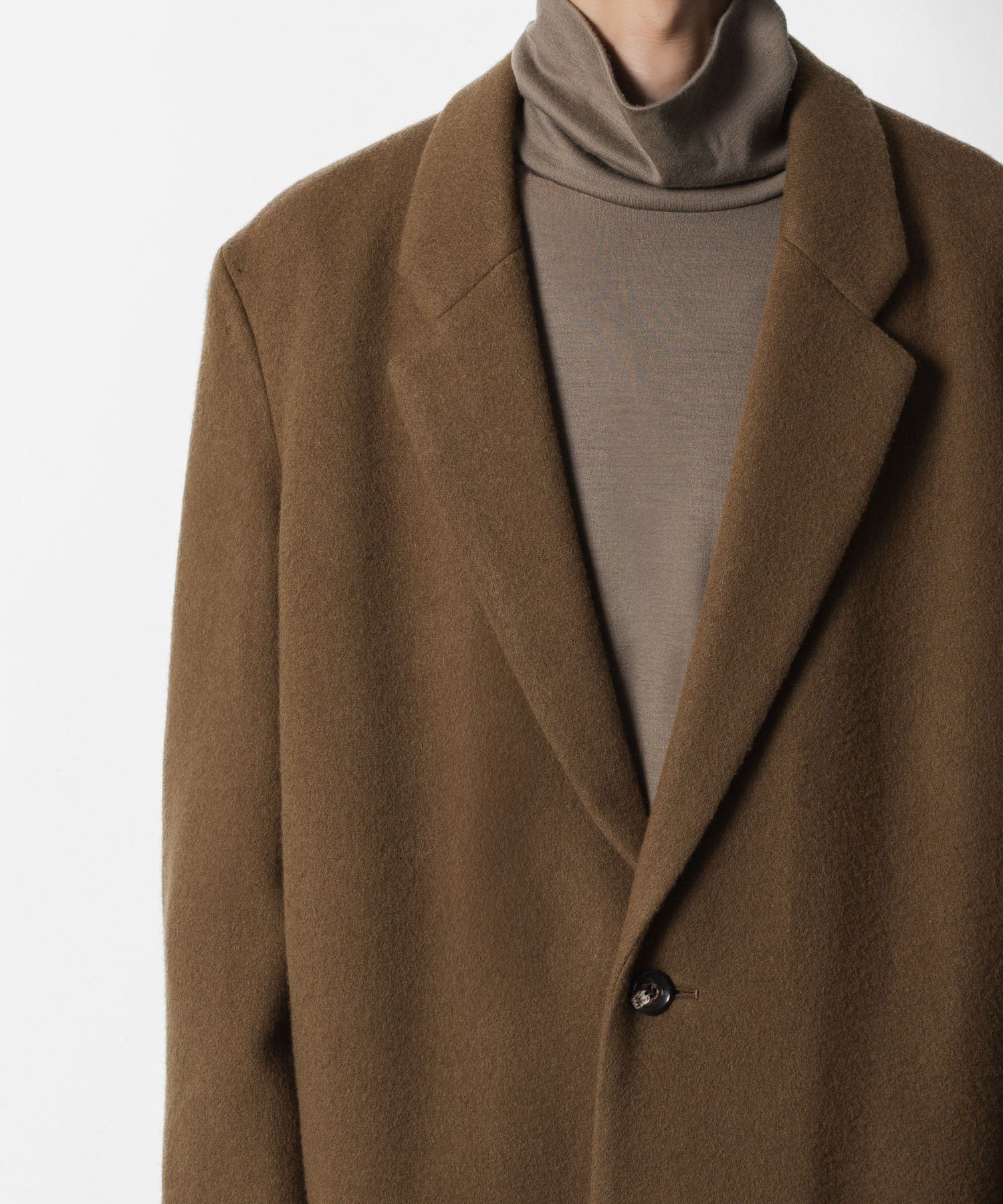 ATTACHMENT アタッチメントのWOOL SHAGGY PADDING CHESTER COAT - CAMELの公式通販サイトsession福岡セレクトショップ