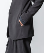 画像をギャラリービューアに読み込む, ATTACHMENT アタッチメントのPE STRETCH DOUBLE CLOTH COLLARLESS JKT - X.GRAYの公式通販サイトsession福岡セレクトショップ
