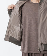 画像をギャラリービューアに読み込む, ATTACHMENT アタッチメントのCO/NY WEATHER CLOTH MA-1 - KHAKI GRAYの公式通販サイトsession福岡セレクトショップ
