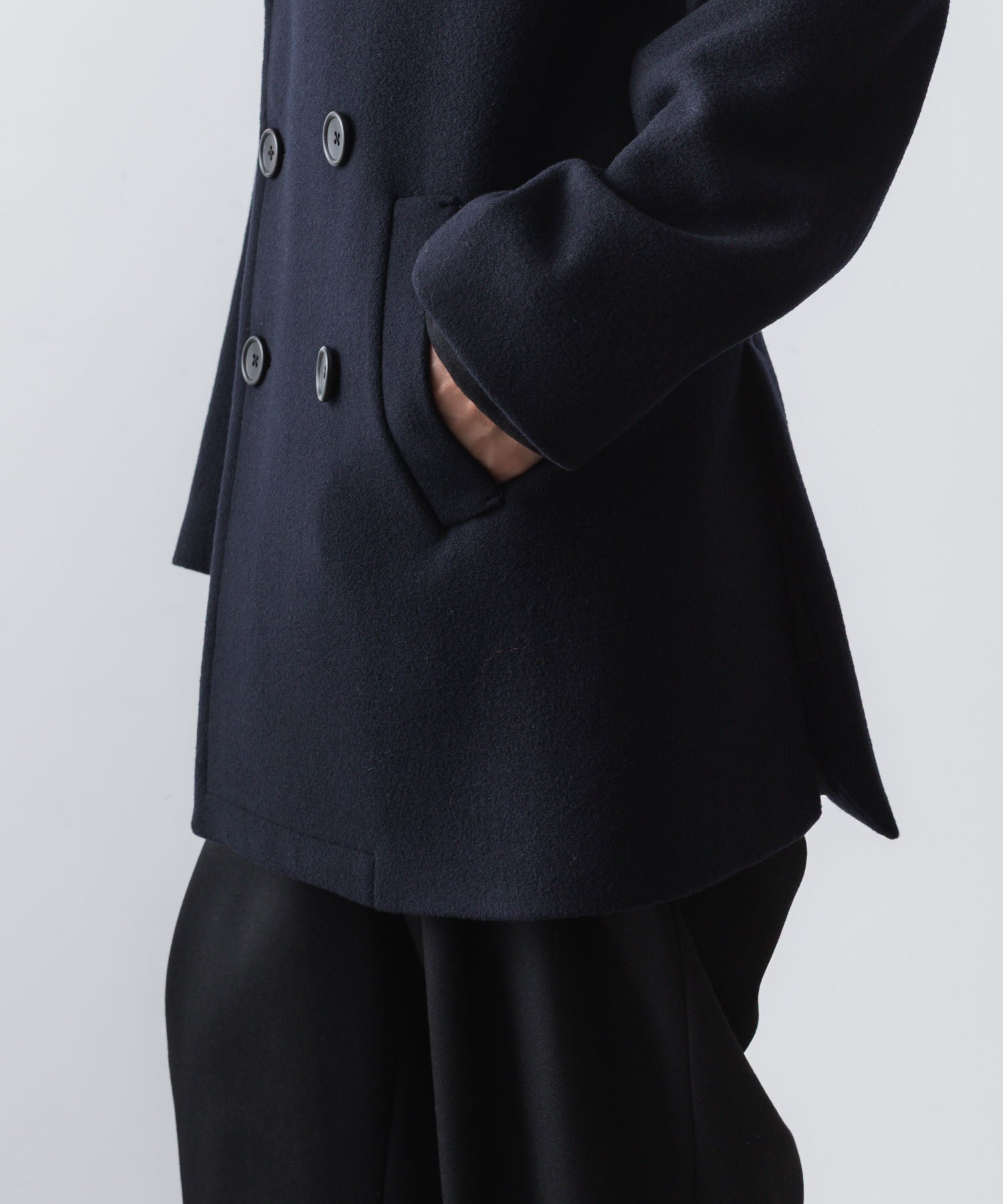 ato(アトウ)のNEW CLASSIC P-COAT - NAVYの公式通販サイトsession福岡セレクトショップ