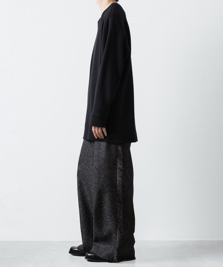 ato(アトウ)のCOTTON RUSSELL L/S - BLACKの公式通販サイトsession福岡セレクトショップ